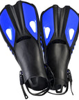 Fins Swim Flippers Short Diving Frog Shoes Duck Webs Adjustable