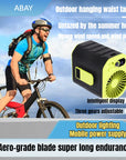 Portable Waist Clip Fan Outdoor Portable Cooling Fan