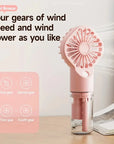 Handheld Mini Fan Air Conditioner USB Rechargeable