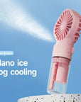 Handheld Mini Fan Air Conditioner USB Rechargeable