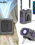 Portable Cooling Waist Fan Mini USB Neck Fan 8000mAh
