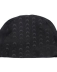 Women Men Spandex Swimming Cap Black Lightning
