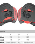 1 Pair Swim Paddles Hand Professional Swimming Paddles